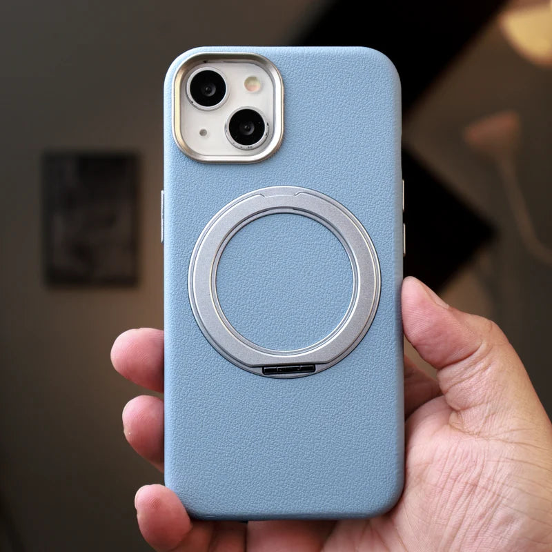 Premium Leather Stand Case iPhone 13/14/15