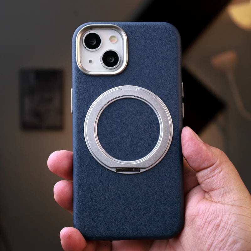 Premium Leather Stand Case iPhone 13/14/15