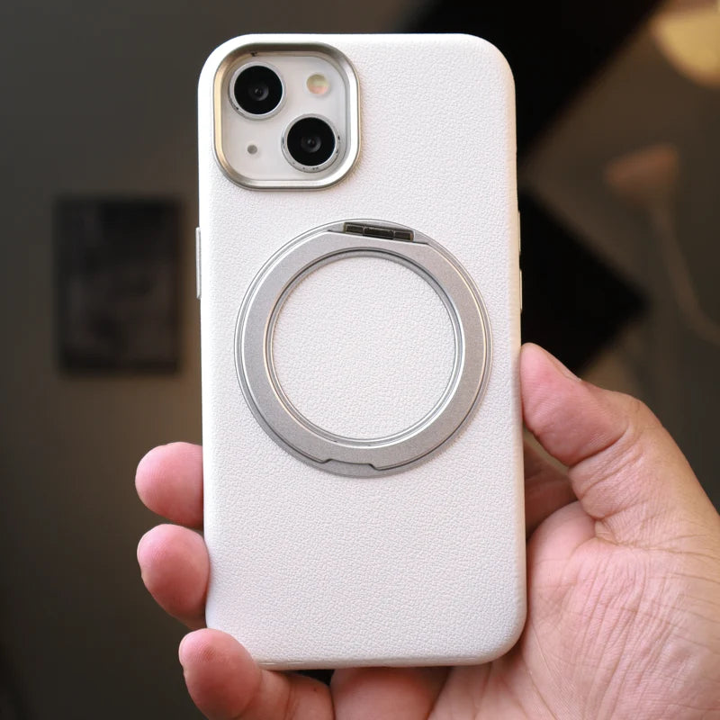 Premium Leather Stand Case iPhone 13/14/15