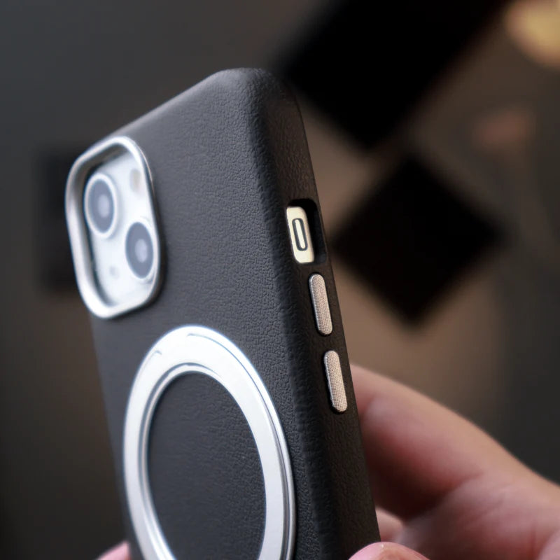 Premium Leather Stand Case iPhone 13/14/15