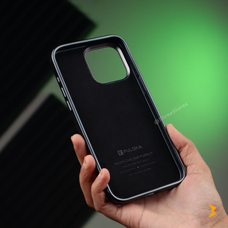 Puloka Loshad Anti Scratch Leather Case iPhone 15 Pro Max
