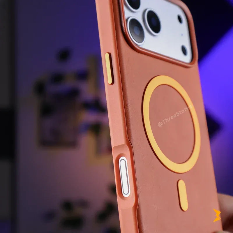 Puloka Solemn Leather Case iPhone 17 Pro Max - Three