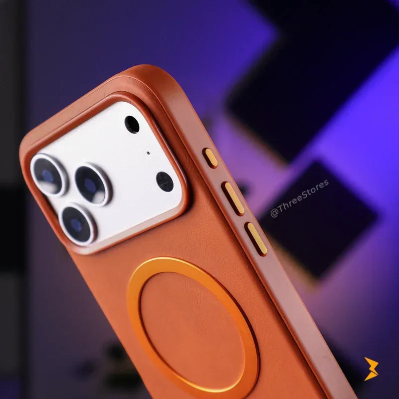 Puloka Solemn Leather Case iPhone 17 Pro Max - Three