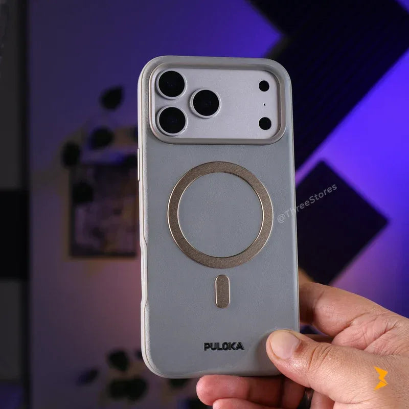 Puloka Solemn Leather Case iPhone 17 Pro Max - Three