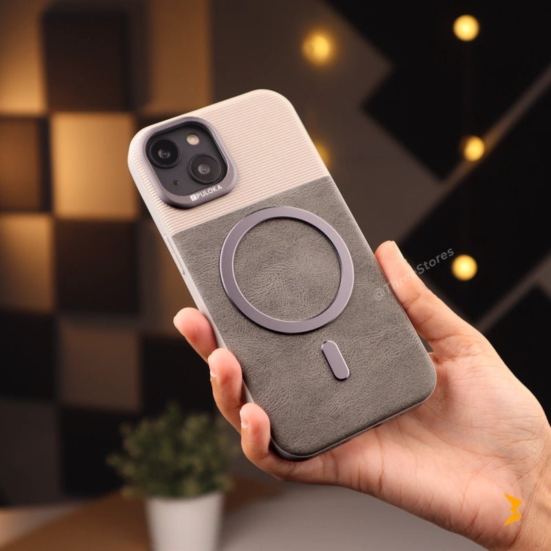 Puloka Vintage Leather Magsafe Case iPhone 13/14/15
