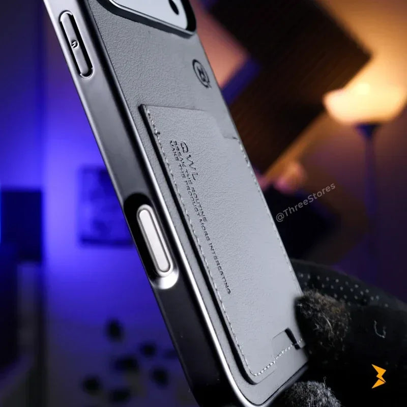 QWL Leather Wallet Case iPhone 17 Pro Max - Three