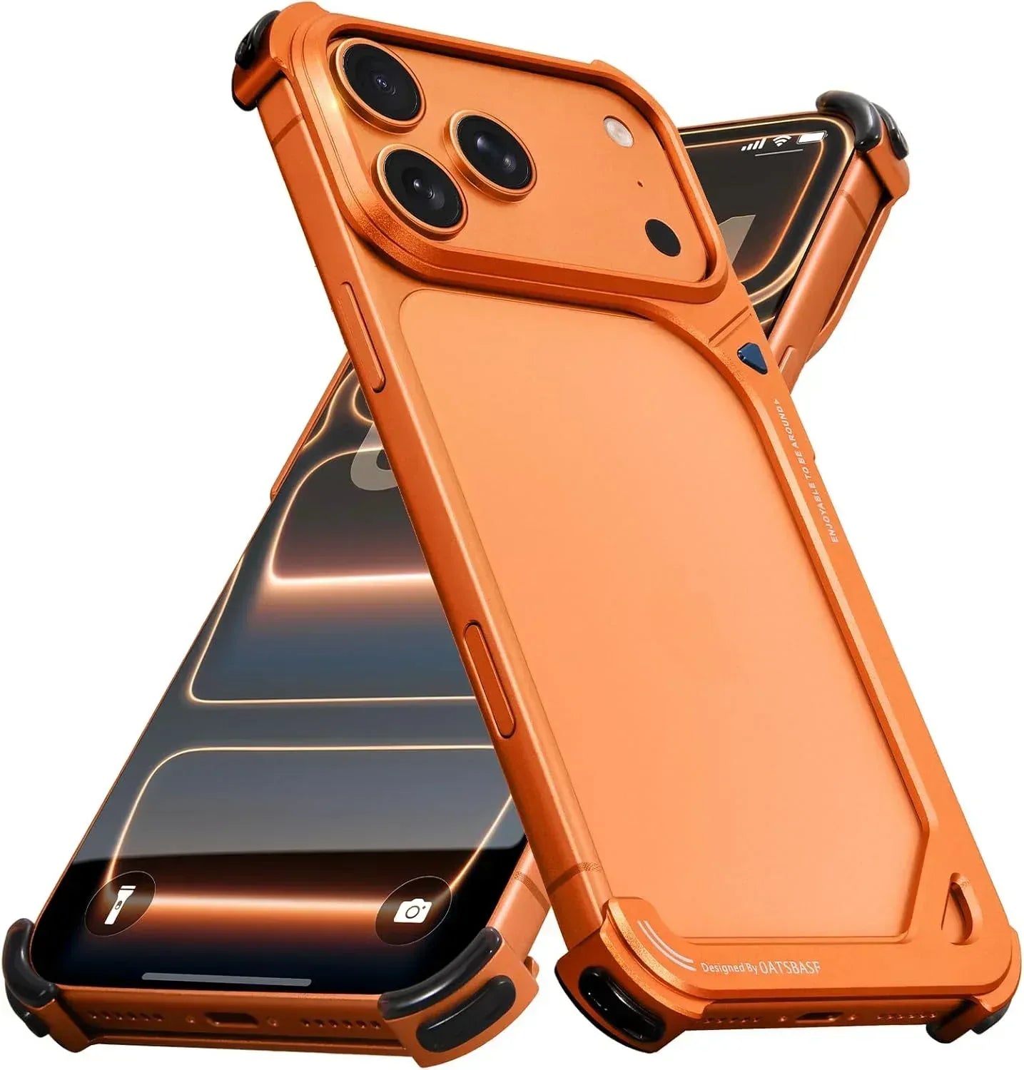 Quantyx Metal Frame Stand Case iPhone 17 Pro Max - Three