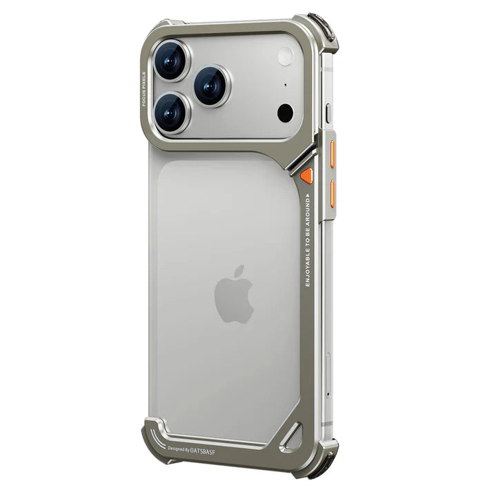 Quantyx Metal Frame Stand Case iPhone 17 Pro Max