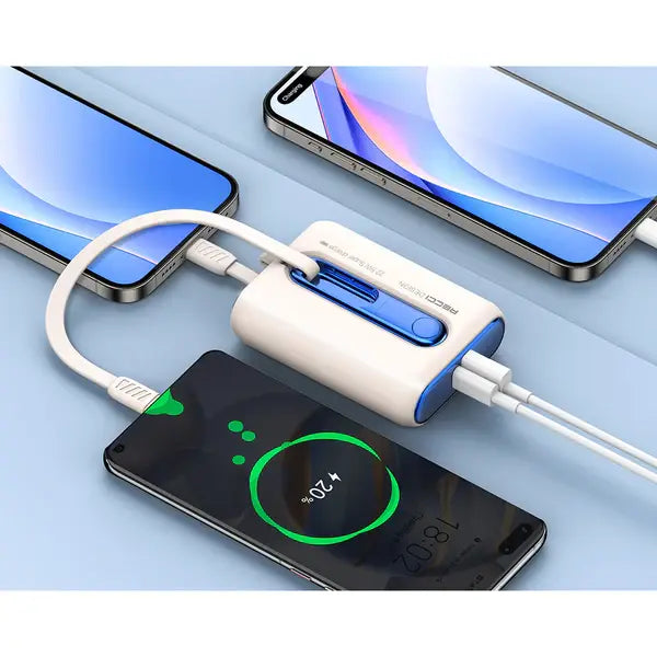 Recci Dual Cable Power Bank Delicacy Series 9000mAH RPB-P12C