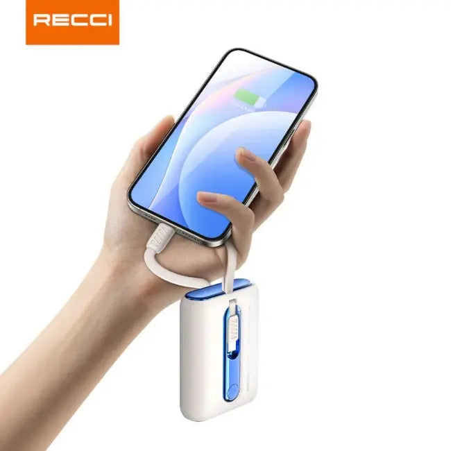 Recci Dual Cable Power Bank Delicacy Series 9000mAH RPB-P12C