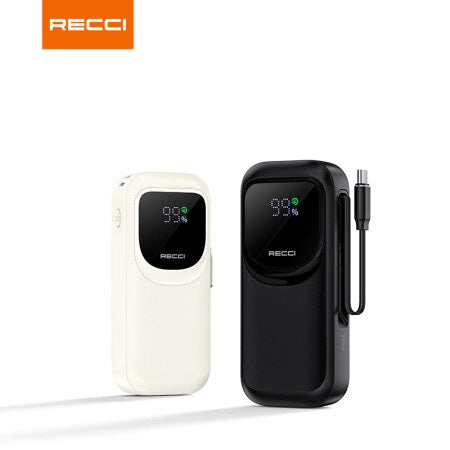 Recci Fast Charge 22.5W Power Bank with Stretchable Cable 10000mAh RPB-P47