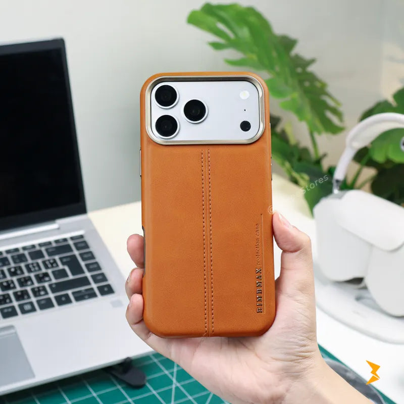 Rimbmax Classic Leather Case iPhone 17 Pro Max