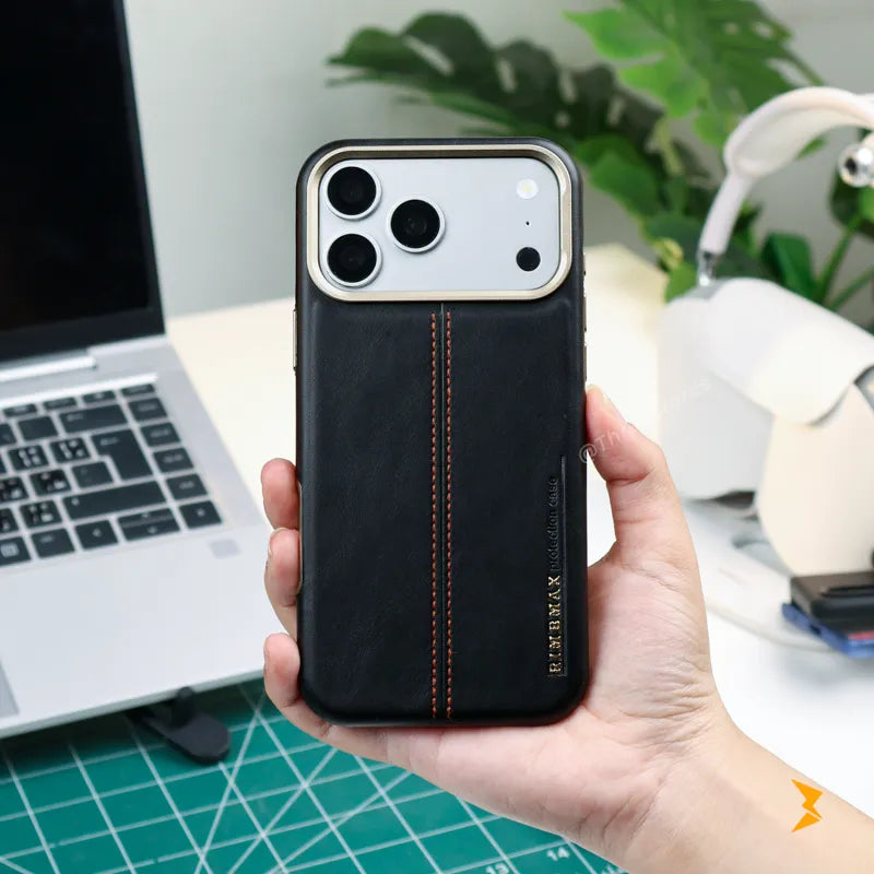 Rimbmax Classic Leather Case iPhone 17 Pro Max