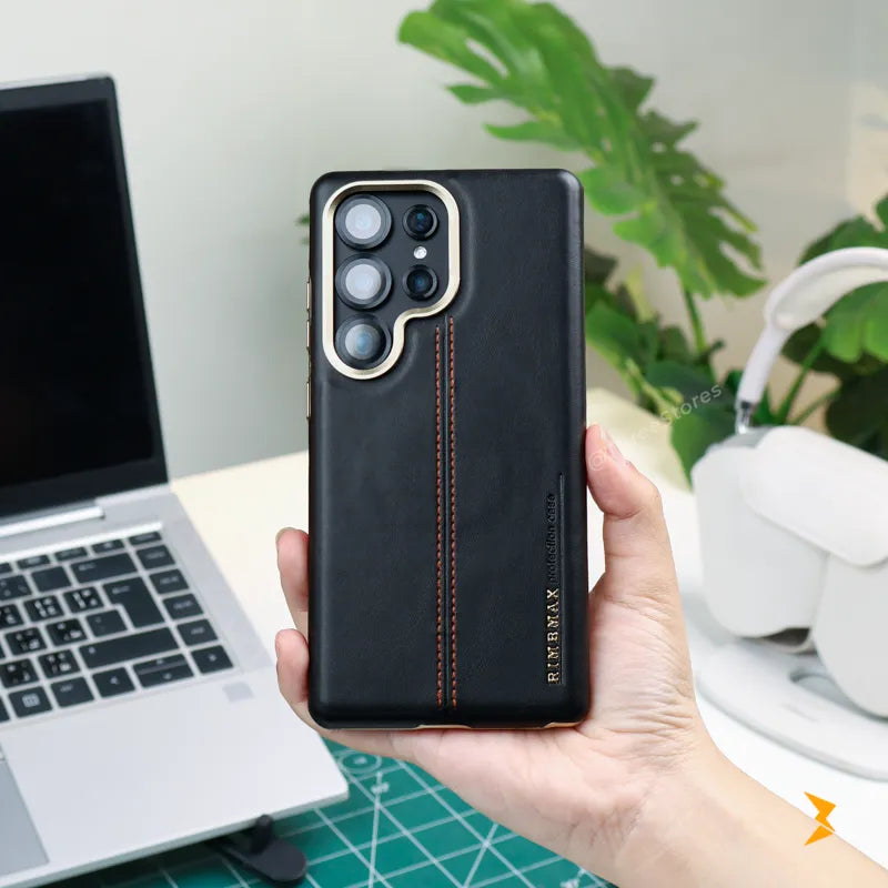 Rimbmax Classic Leather Case Samsung S25 Ultra