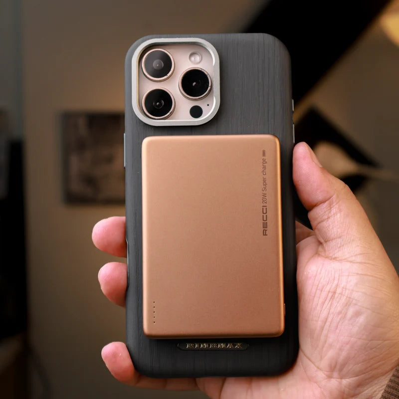 Rimbmax Tpu Wood Case iPhone 16 Pro Max