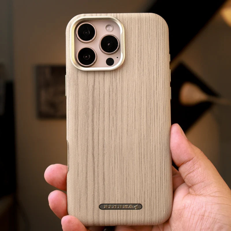 Rimbmax Tpu Wood Case iPhone 16 Pro Max