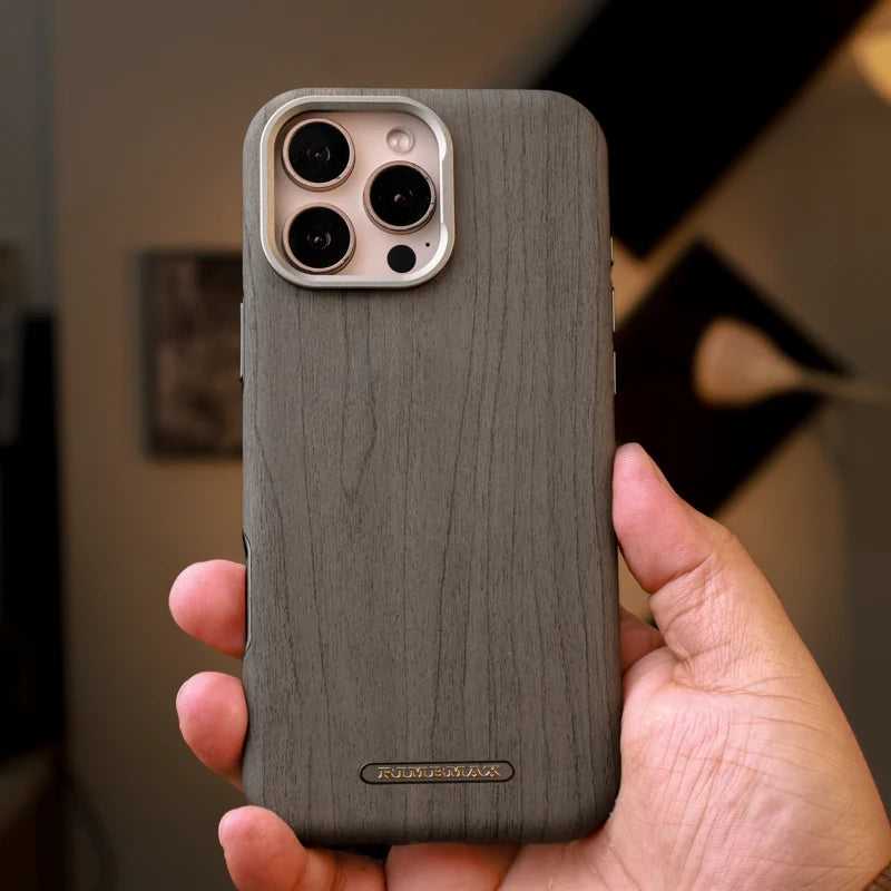 Rimbmax Tpu Wood Case iPhone 16 Pro Max