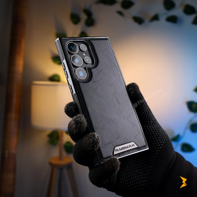 Rimbmax Vogue Magnetic Card Holder Leather Case Samsung S25 Ultra - Three