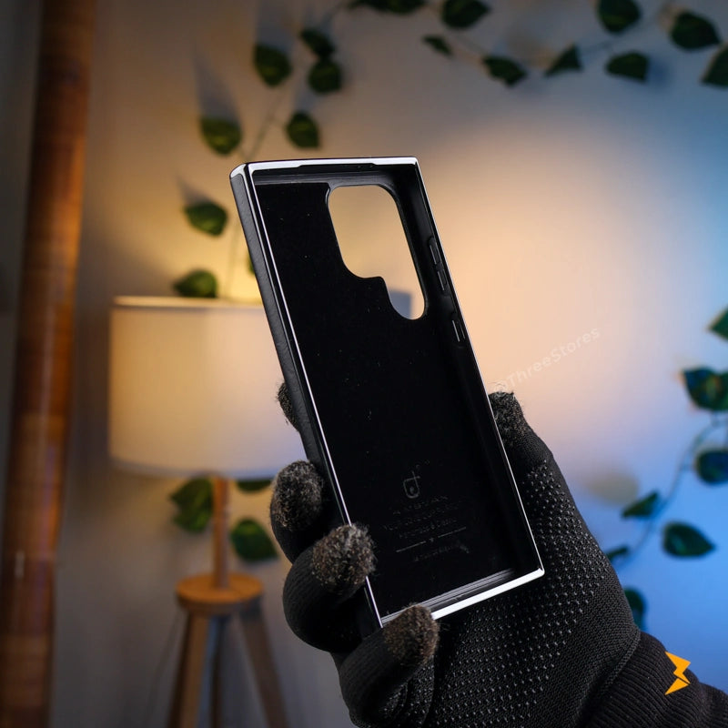 Rimbmax Vogue Magnetic Card Holder Leather Case Samsung S25 Ultra - Three