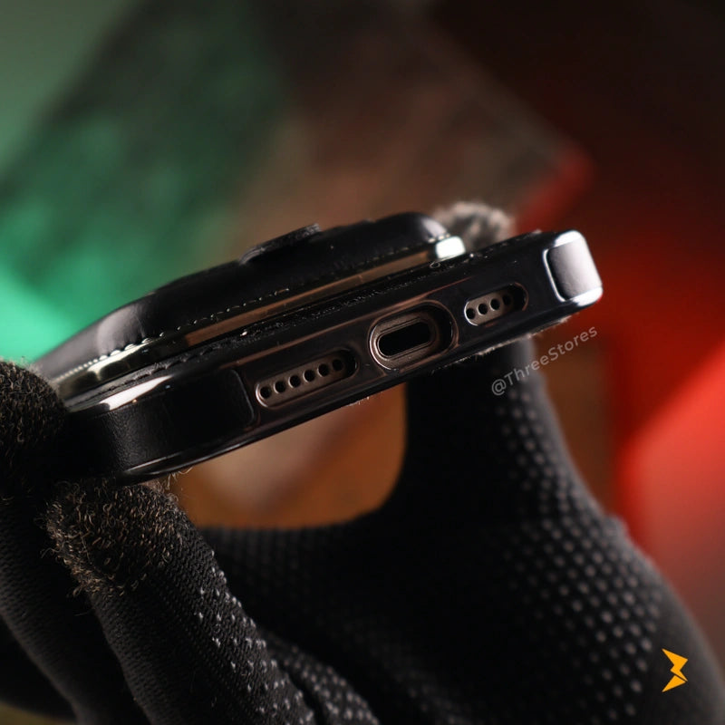 Rimbmax Vogue Magnetic Card Holder Leather Case iPhone 15 Pro Max