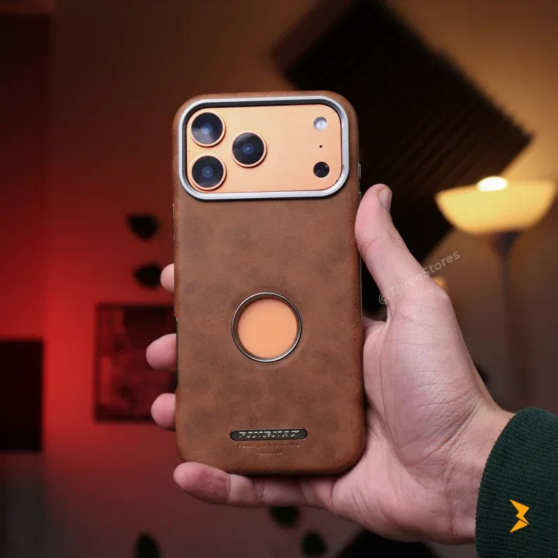Rimbo Leather Case iPhone 17 Pro Max - Three