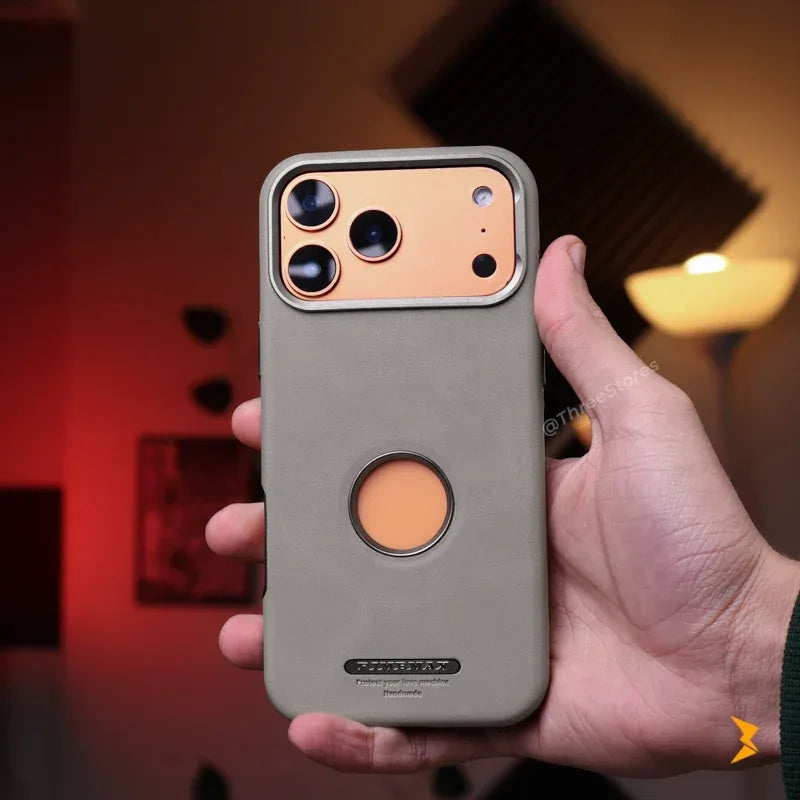 Rimbo Leather Case iPhone 17 Pro Max - Three
