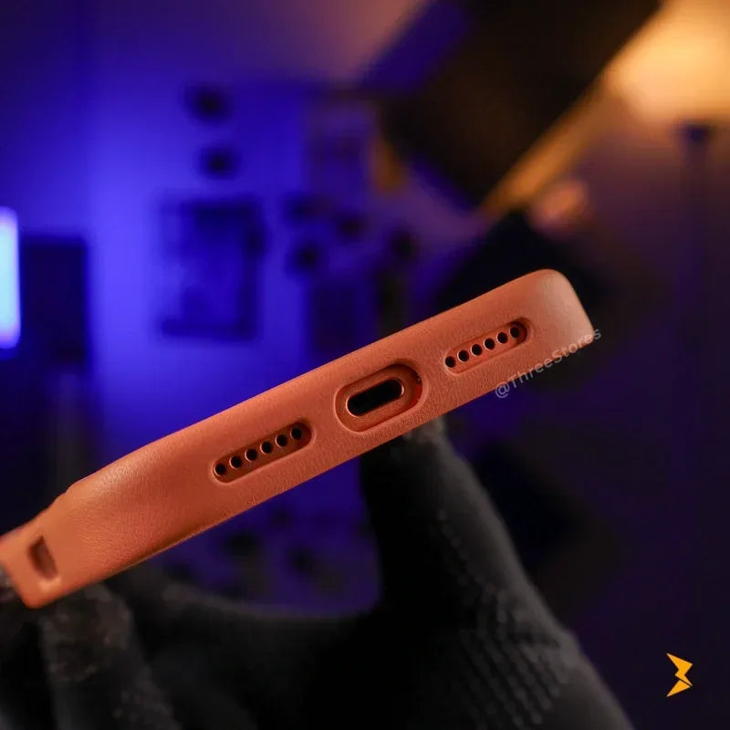 Ripple Leather Magsafe Case iPhone 17 Pro Max - Three