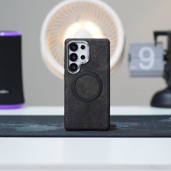 Ruimeibi Carga Leather Magsafe Case Samsung S25 Ultra