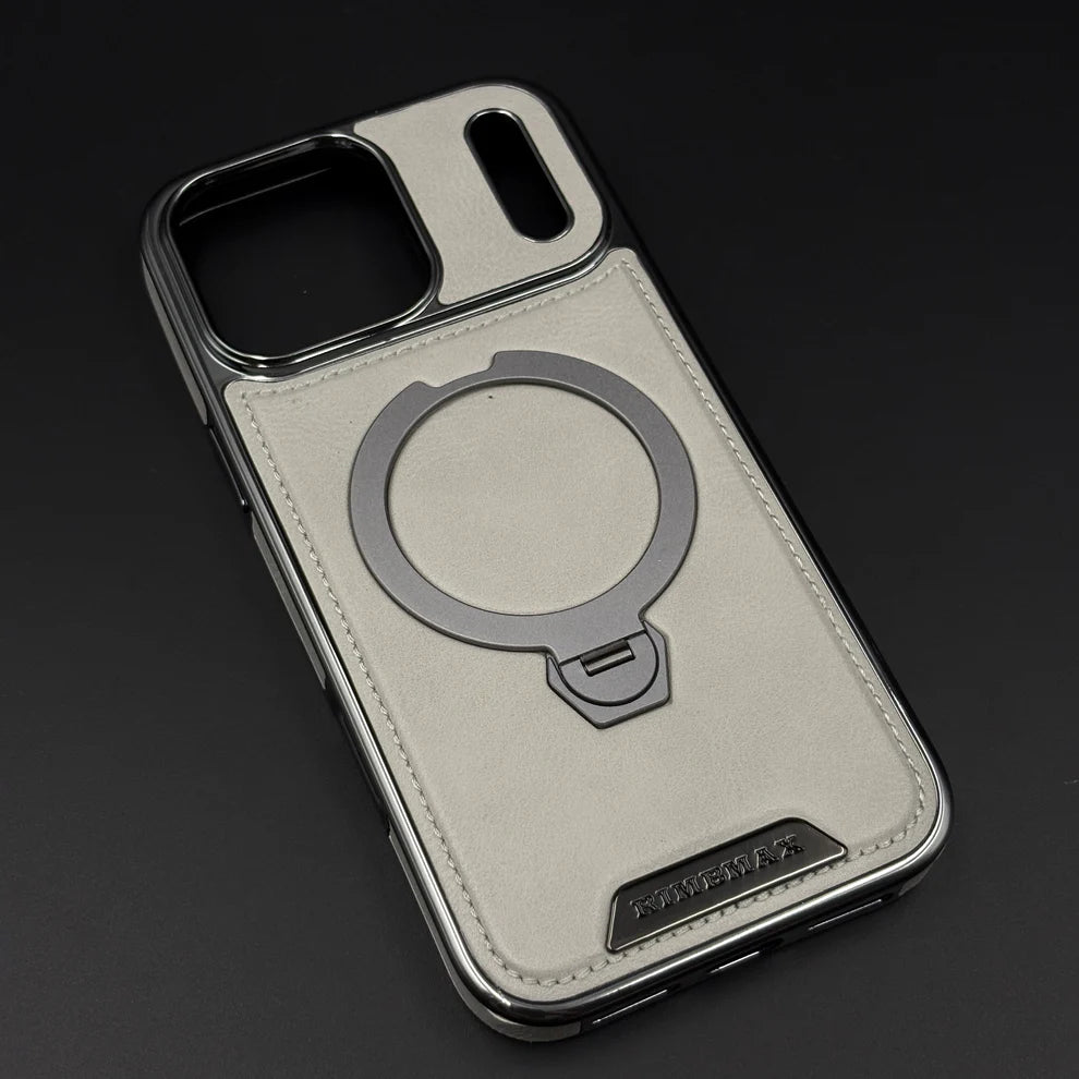 Royal Leather MagSafe Stand Case iPhone 17 Pro Max