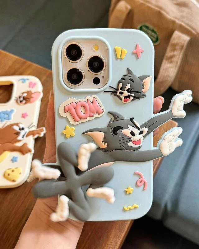 Run Tom & Jerry Silicone Case iPhone 14 Pro Max