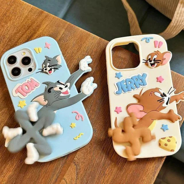 Run Tom & Jerry Silicone Case iPhone 15 Pro Max