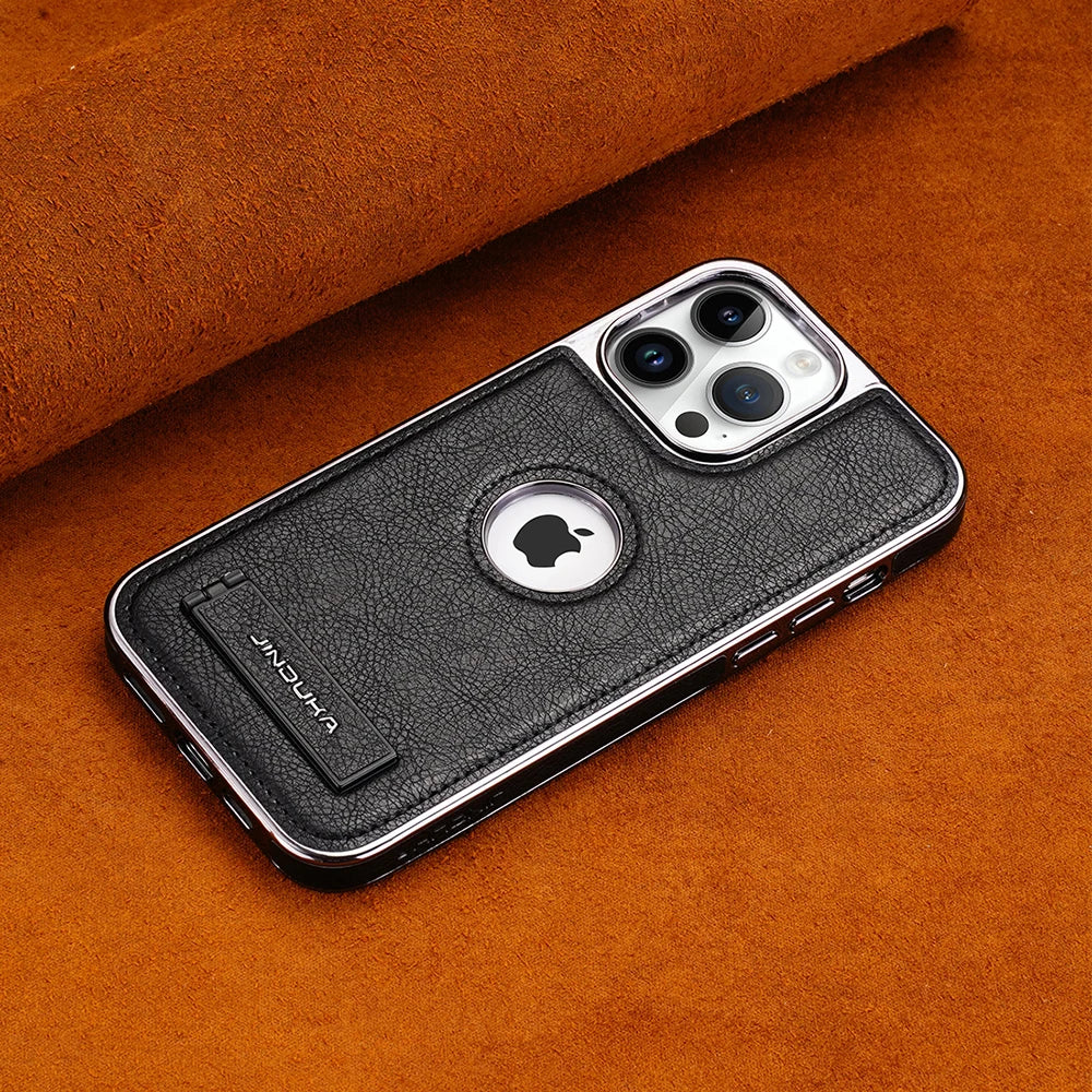 Jinduka Leather Case iPhone 15 Pro