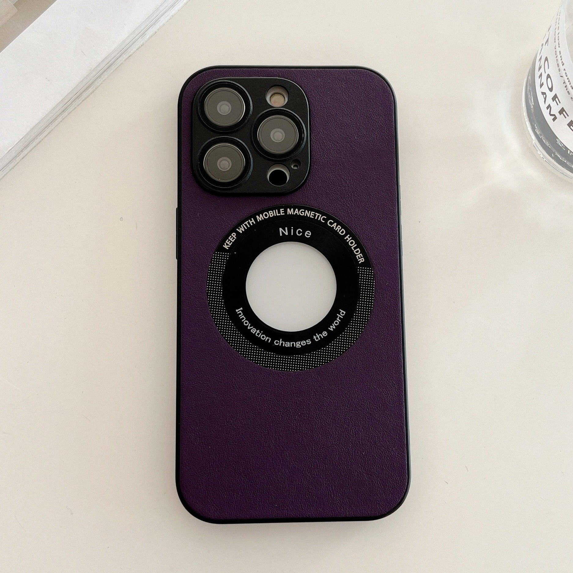 Magnetic Leakage Mark Dustproof Case iPhone 14 Pro Max