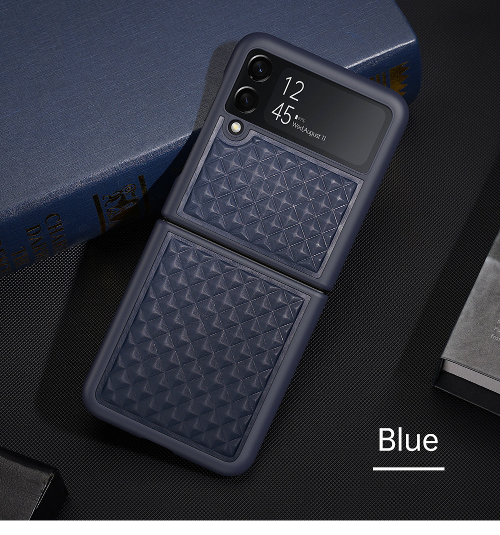 Dux Venice Series Leather Case for Samsung Z Flip 3