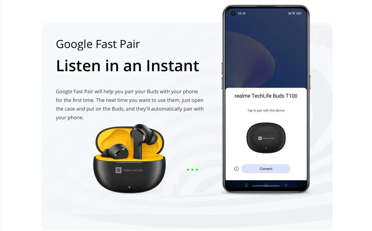 Realme Buds T100 - Three