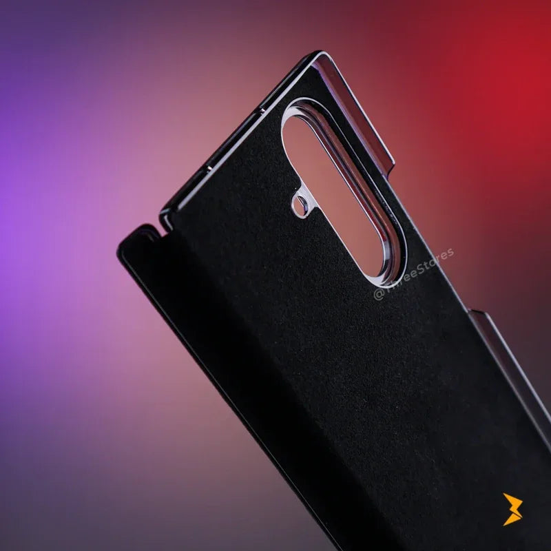 Scratched Metal Frame Case Samsung Z Fold 7 - Three