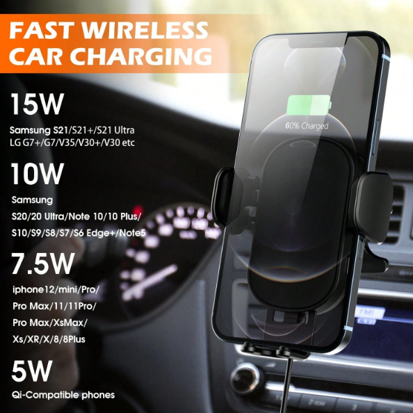 Maxco Wireless Charging Car Holder Air Vent 15W MZ01