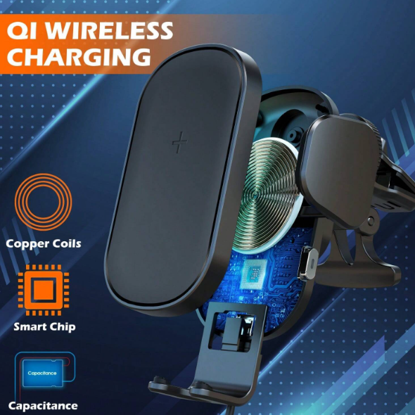 Maxco Wireless Charging Car Holder Air Vent 15W MZ01