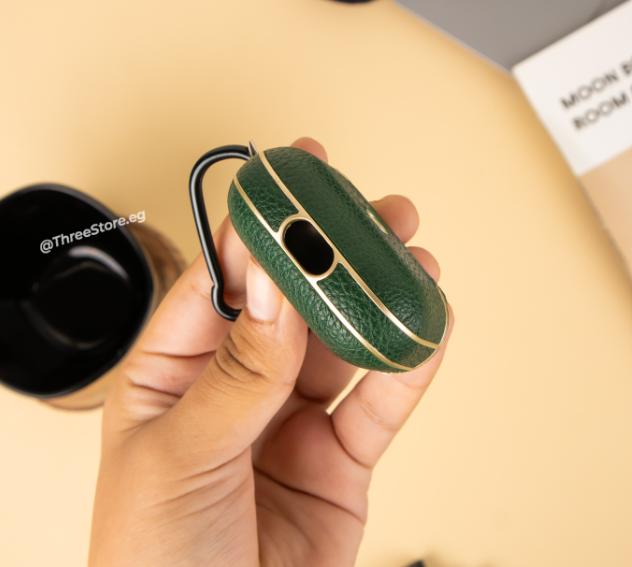 Metallic Leather Case For Airpods 3