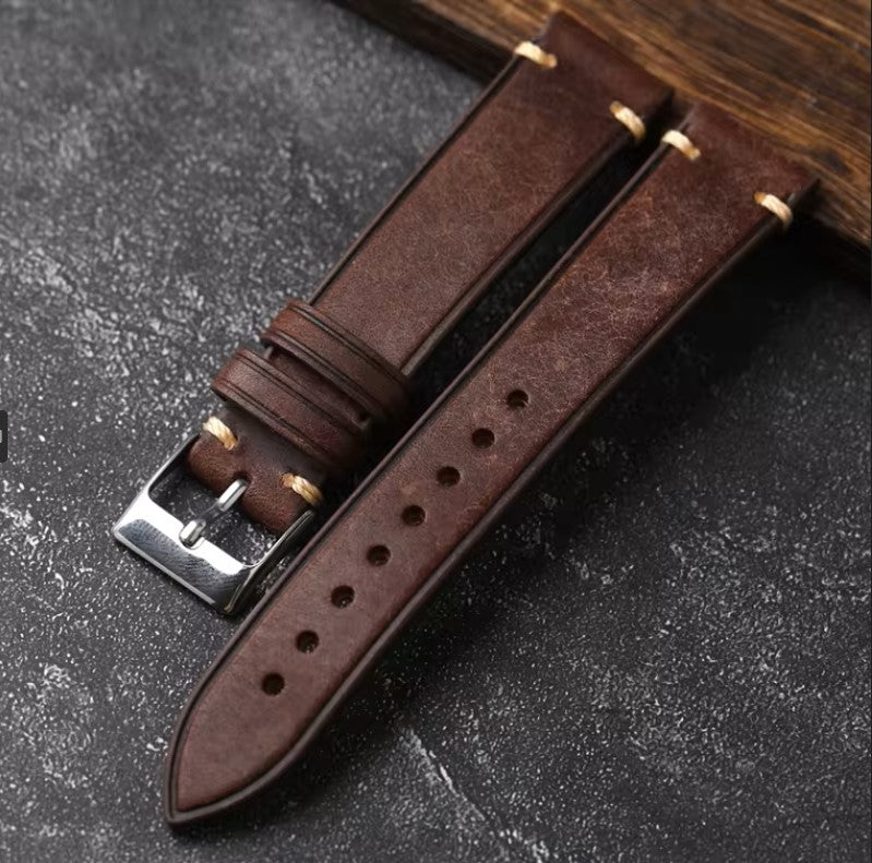 Coblue Slim Leather Band For Apple Watch