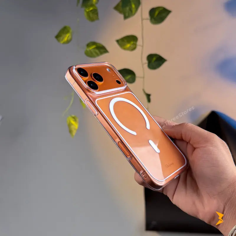 Shefange Transparent Magsafe Case iPhone 17 Pro Max