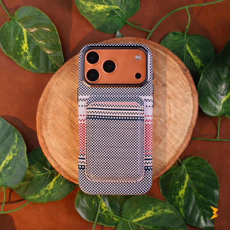 Shine Carbon Magsafe Wallet Case iPhone 17 Pro Max