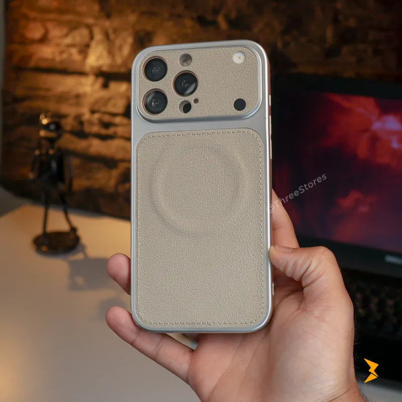 Signature Leather Magsafe Case iPhone 15 Pro Max