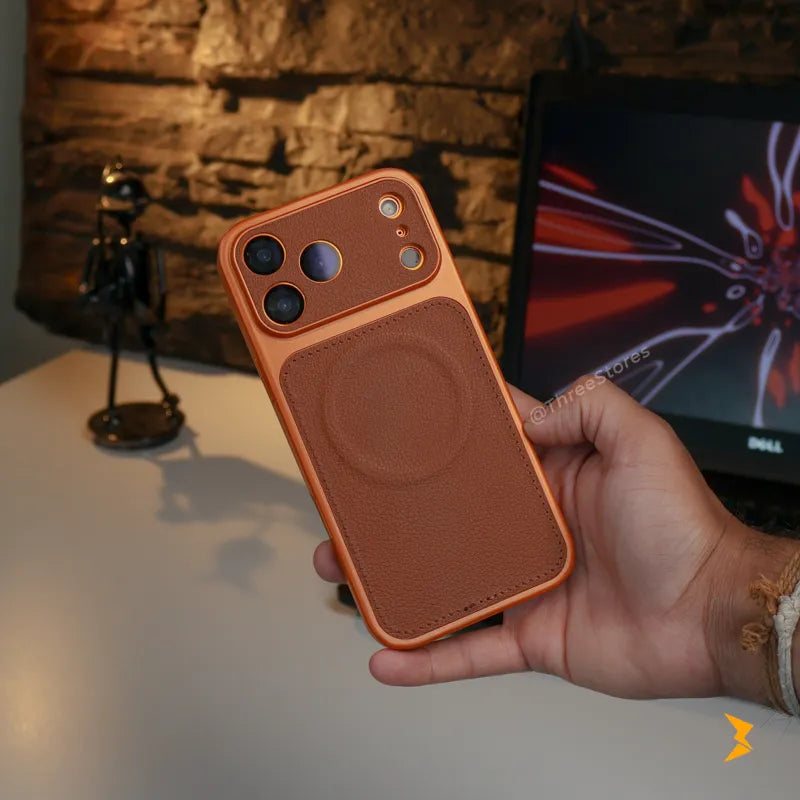 Signature Leather Magsafe Case iPhone 17 Pro