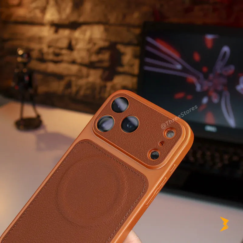 Signature Leather Magsafe Case iPhone 17 Pro