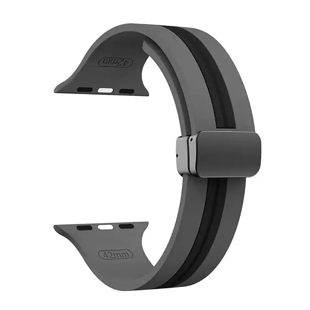 Silicone Dual Sport Band For Apple Watch