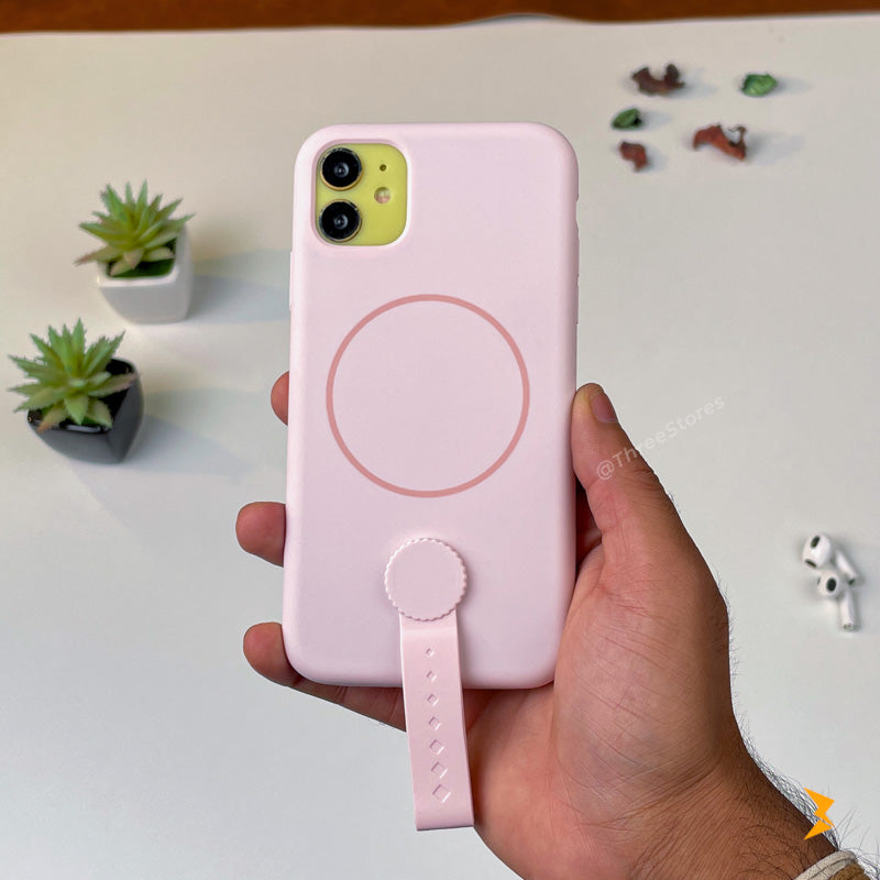 Silicone Rotir Strap Magsafe Case iPhone 11