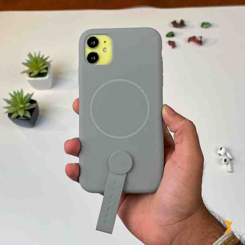 Silicone Rotir Strap Magsafe Case iPhone 11
