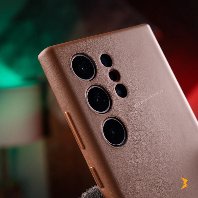 Soft Leather Case Samsung S24 Ultra - Three