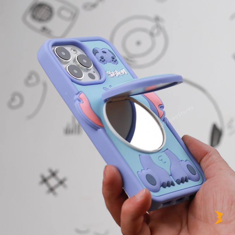 Stitch Mirror Case iPhone 16 Pro Max